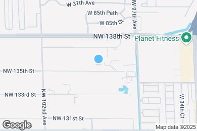 Map image of the property - 9861 NW 135th St