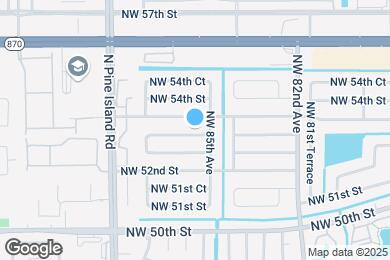 Map image of the property - 8521 NW 53rd St