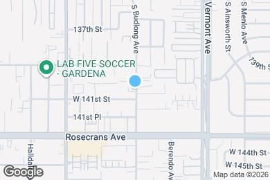 Map image of the property - 14011 S Budlong Ave