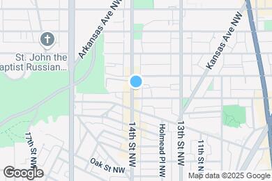 Map image of the property - 3817 14th St NW
