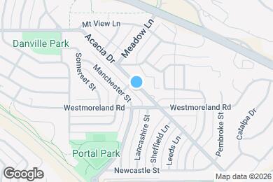 Map image of the property - 1431 Acacia Dr