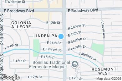 Map image of the property - 4649 E 14th St