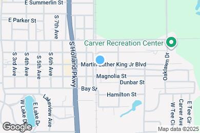 Map image of the property - 1715 Martin Luther King Jr Blvd