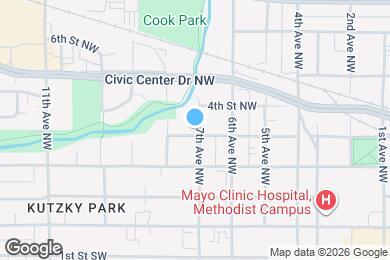 Map image of the property - 701 3rd St NW