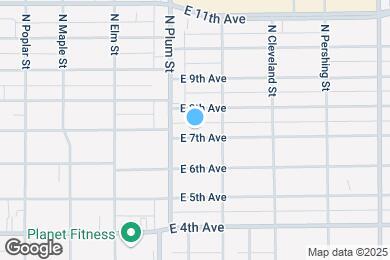 Map image of the property - 510 E 7th Ave
