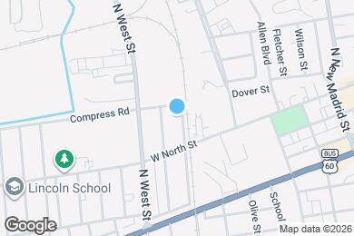 Map image of the property - 225 N Frisco St
