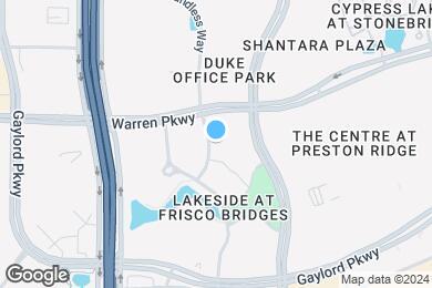 Map image of the property - MAA Frisco Bridges