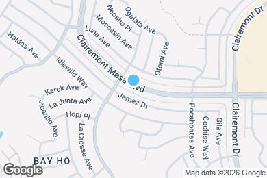 Map image of the property - 3427 Clairemont Mesa Blvd