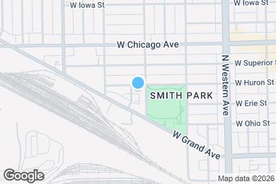 Map image of the property - 2611 W Walnut St