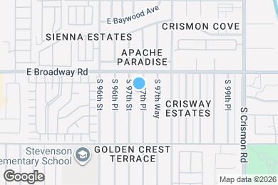Map image of the property - 428 S 97th Pl