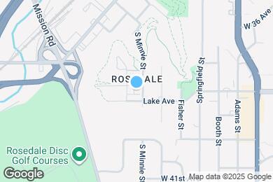 Map image of the property - 3875 S Thompson St