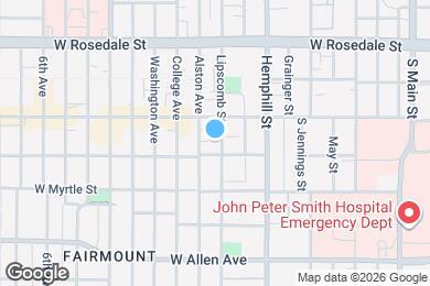 Map image of the property - 1322 Lipscomb St