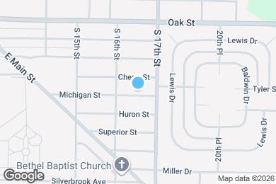 Map image of the property - 1629 Michigan st