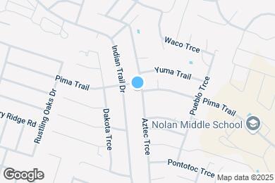 Map image of the property - 1602 Aztec Trce