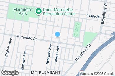 Map image of the property - 4141 Oregon Ave