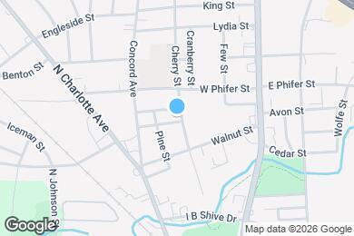 Map image of the property - 1101 Cherry St