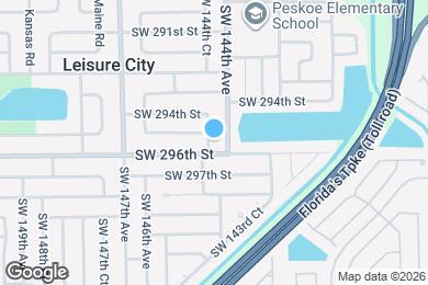 Map image of the property - 29523 SW 144th Ct