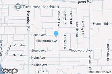 Map image of the property - 1428 Pecos Ave