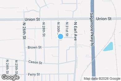 Map image of the property - 579 N 30th St