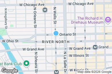 Map image of the property - 617 N Wells St