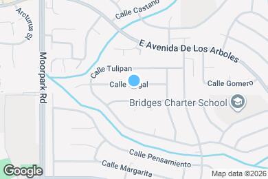 Map image of the property - 930 Calle Nogal