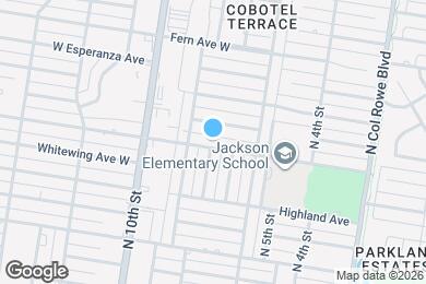 Map image of the property - 712 Harvey St