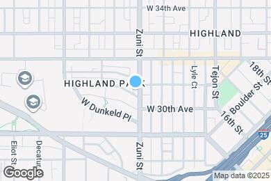 Map image of the property - 3059 Zuni St