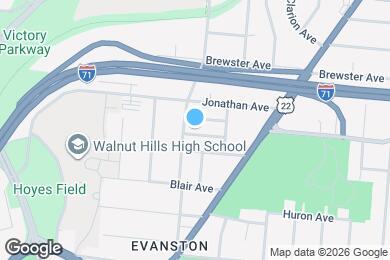 Map image of the property - 1610 Clarewood Ave