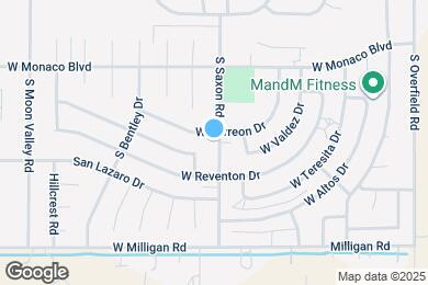 Map image of the property - 15714 S Saxon Rd