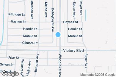 Map image of the property - 6449 Woodlake Ave