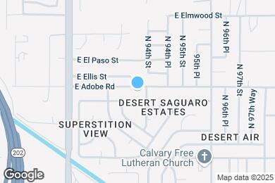 Map image of the property - 9365 E Adobe Rd