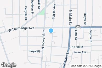 Map image of the property - 588 Schiller Ave