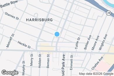 Map image of the property - 805 Crawford Ave