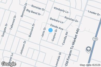 Map image of the property - 1810 Clarawood Dr