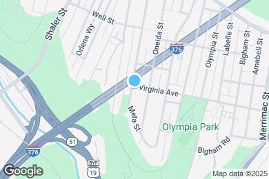 Map image of the property - 1321 Virginia Ave