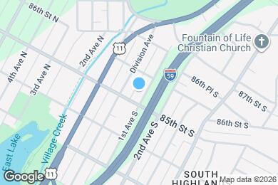 Map image of the property - 8508 1st Ave S