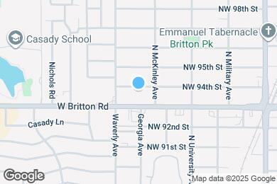 Map image of the property - 1420 NW 94th St