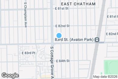 Map image of the property - 8248 S Maryland St