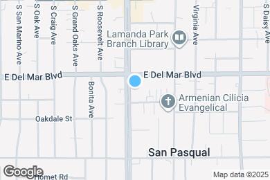 Map image of the property - 276 S Sierra Madre Blvd