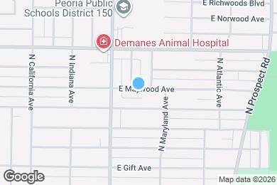 Map image of the property - 908 E Maywood Ave