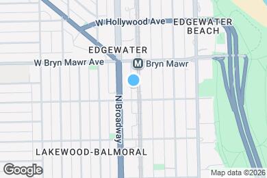 Map image of the property - 1122 W Catalpa Ave