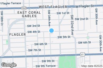 Map image of the property - 411 SW 34th Ave