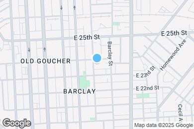 Map image of the property - 2331 Guilford Ave