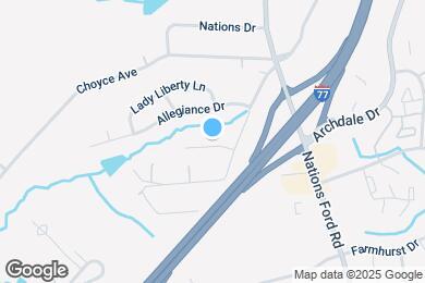 Map image of the property - 422 Presidents Ct