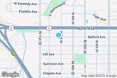 Map image of the property - 251 Belford Ave