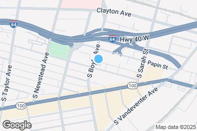 Map image of the property - 4247 Chouteau Ave