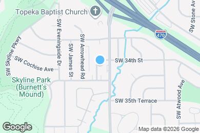 Map image of the property - 3408 SW Burnett Rd