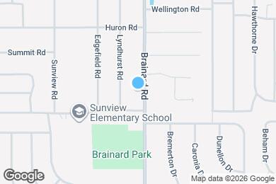 Map image of the property - 1752 Brainard Rd