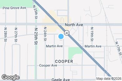 Map image of the property - 2518 N 22nd St