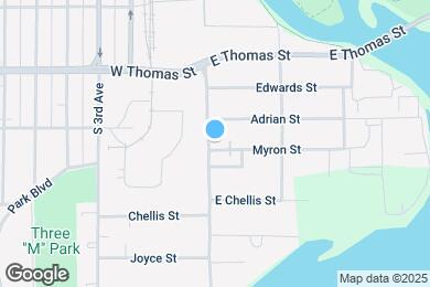 Map image of the property - 1317 Cleveland Ave